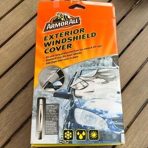 Exterior windshield cover